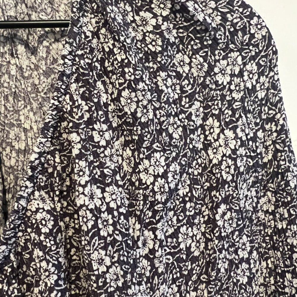 Faherty Blue Floral Top / XXL - Picture 4 of 5